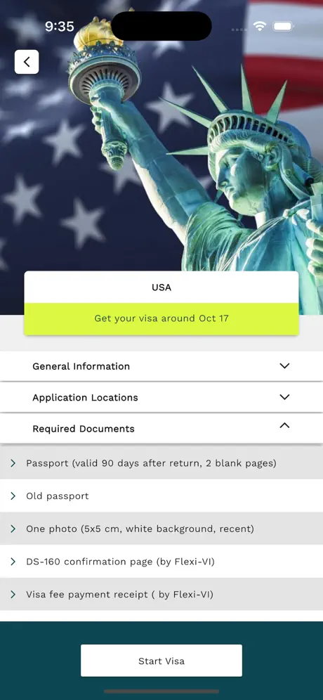Flexi-Vi App Screen 2